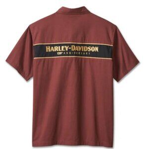 Harley Davidson  Men’s 120th Anniversary Mechanic Shirt NWT Medium